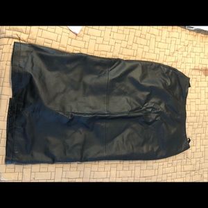 Bagatelle long leather skirt vintage